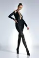 Najlonke crotchless s uzorkom MYSTIQUE 60 DEN Amour