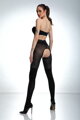 Crotchless hulahopke sa zlatnim logom CAT GIRL 30/50 DEN Amour