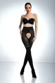 Crotchless hulahopke sa zlatnim logom CAT GIRL 30/50 DEN Amour