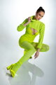 Zavodljive sjajne crotchless najlonke HIP GLOSS 20 DEN Amour