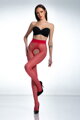 Zavodljive sjajne crotchless najlonke HIP GLOSS 20 DEN Amour