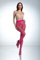 Zavodljive sjajne crotchless najlonke HIP GLOSS 20 DEN Amour