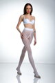 Zavodljive sjajne crotchless najlonke HIP GLOSS 20 DEN Amour