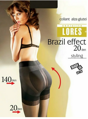 Hulahopke sa push-up efektom BRAZIL EFFECT 20 DEN Lores