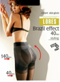 Najlonke sa push-up efektom BRAZIL EFFECT 40 DEN Lores
