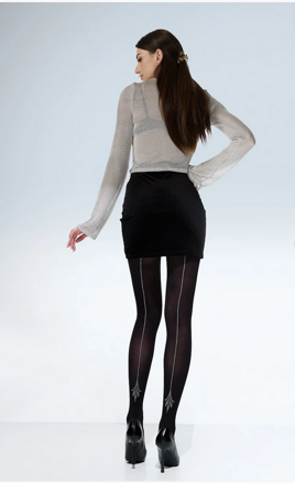 Luksuzne najlonke sa metalik uzorkom PURE 3D 50 DEN Knittex