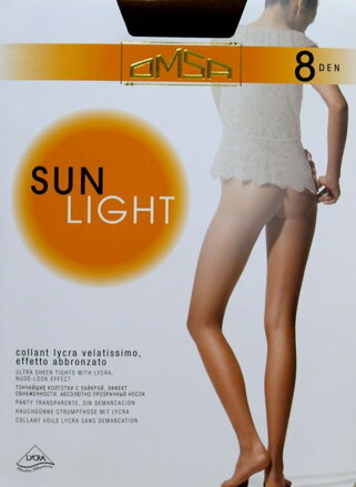 Tanke ljetne hulahopke SUN LIGHT 8 DEN Omsa