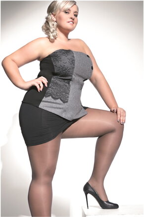 Ženske hulahopke plus size KIARA 20 DEN Adrian